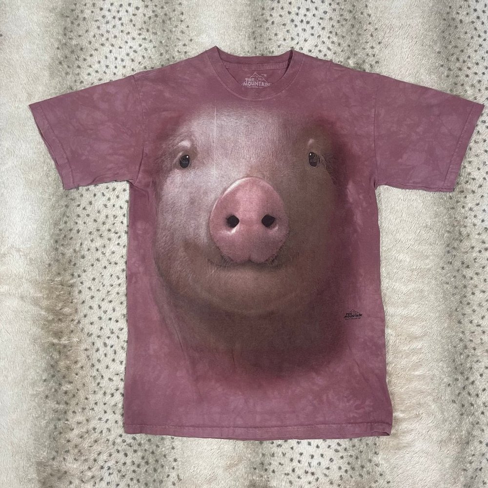 The mountain, pink pig vintage t-shirt (M) 2011